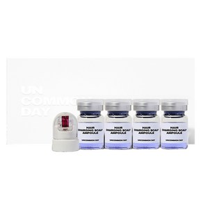 언커먼데이 두피케어 탈모증상완화 기능성 앰플 5ml x 4p 세트, 1세트, 20ml