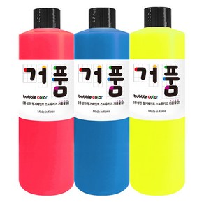 스노우키즈 거품물감 리필 250ml x 3종 세트 A, 3색