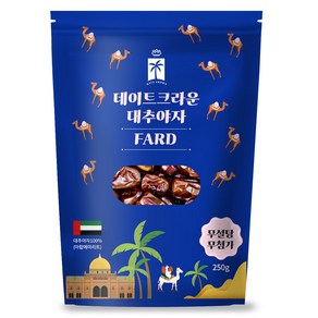 DATECROWN 파르드 대추야자, 1개, 250g