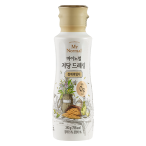 마이노멀 저당 드레싱 참깨흑임자, 240g, 1개