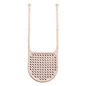 더자카 플렉시블 싱크대 수세미 걸이 11.2 x 30.8 cm, 카멜브라운, 1개