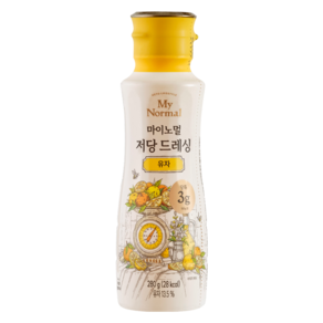 마이노멀 저당 저칼로리 드레싱 유자, 1개, 280g