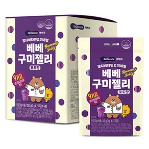 베베쿡 멀티비타민 앤 미네랄 베베구미젤리 4p, 252g, 1개