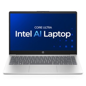 HP 2024 울트론 AI 14 코어Ulta5 인텔 14세대, 네추럴 실버, 512GB, 32GB, WIN11 Home, 14-ep1066TU