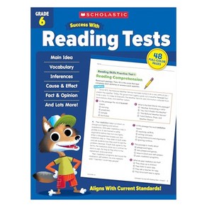 Scholastic Success With Reading Tests Grade 6 Workbook