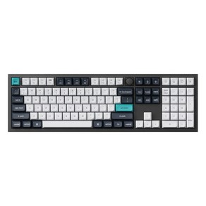 키크론 Q6 MAX 유무선 RGB 기계식 핫스왑 키보드 EN, 카본블랙, Q6M-M1, 적축