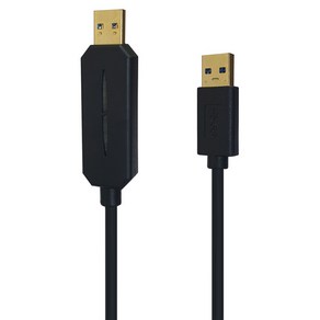 랜스타 스마트 USB3.0 KM 데이터 통신 컨버터 케이블 1.5m LS-COPY30