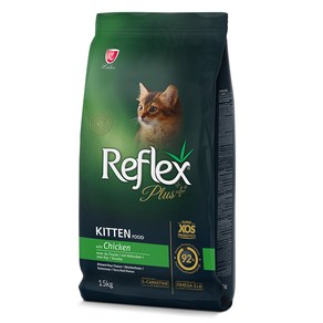 Reflex 키튼 고양이 플러스 건식사료, 닭, 15kg, 1개