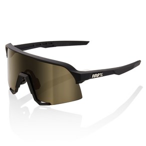 100퍼센트 고글 S3 선글라스, Soft Tact Black + Soft Gold, 1개
