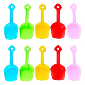 모래놀이 눈놀이 작은 삽 19cm 10종 세트, 랜덤 발송, 1세트