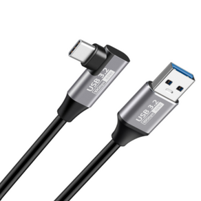 보다모가 USB 3.2 A타입-C타입 고속 충전 90도 케이블, 혼합색상, 1개, 1.5m