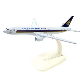 1:400 B777 싱가포르 항공 비행기모형 HF115957WH, 화이트, 1개