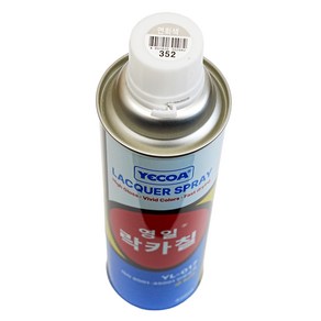 예코아 영일 락카 페인트 스프레이, YL-352 연회색, 420ml, 1개