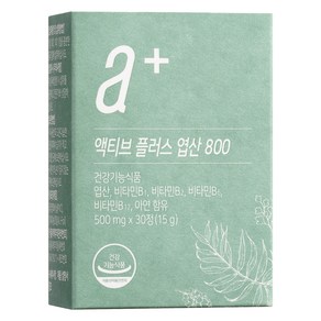 뉴트리모어 액티브 플러스 엽산 800 활성형 임산부 영양제 15g, 1개, 30정