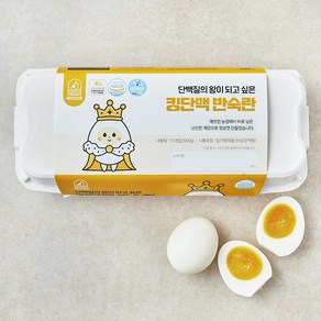 계란의정원 킹단백 반숙란 500g, 1개, 10구