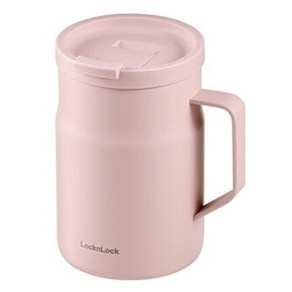 락앤락 메트로 밀폐 머그 텀블러 LHC4263, 라이트 핑크, 475ml, 1개
