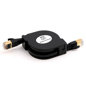 컴스 자동감김 Diect Cat7 플랫형 RJ45 랜케이블 VC595, 상세내용표시, 1개