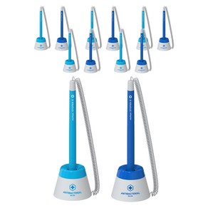 문화연필 스톱펜S 0.7mm 스카이블루 6p + 네이비블루 6p 세트, SKY BLUE, NAVY BLUE, 1세트