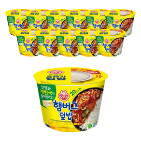 오뚜기 햄버그덮밥, 315g, 12개