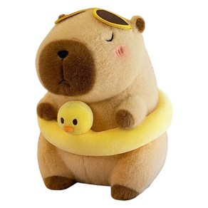 다다랜드 카피바라 애착인형 오리튜브 카피바라, 30cm, 오리 튜브 카피바라, 1개