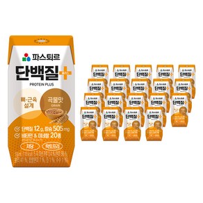 파스퇴르 단백질 플러스 곡물, 20개, 195ml