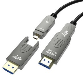 엠비에프 8K HDMI 2.1 AOC 단자분리형 하이브리드 광케이블 MBF-8KDAOC30, 30m, 1개