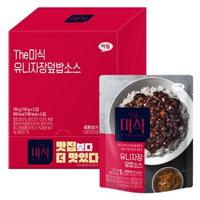 더미식 유니자장 덮밥소스, 150g, 5개