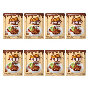 아침 바로드숑 실온 보관 소스에 반한닭 맛있는 닭가슴살 데리야끼 맛, 120g, 8개