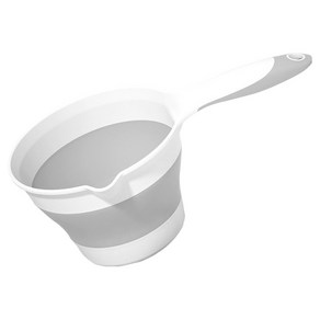고씨네 소프트폴딩 다용도 접이식 욕실 바가지, 그레이, 1개