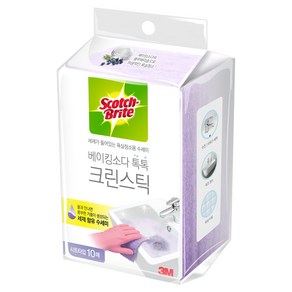 스카치브라이트 쓰리엠 베이킹소다 크린스틱 시트타입 보라색 10p, 1개