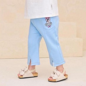 밀크마일 여아용 에스더버니 쁘띠베어사선지 7부 부츠컷 팬츠