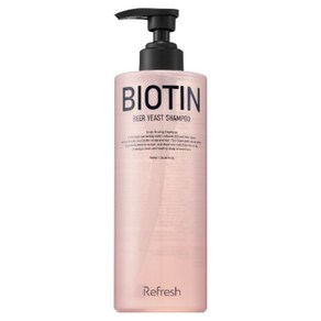 리프레쉬 NEW 비오틴 맥주 효모 샴푸, 1개, 750ml