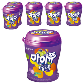 크라운 마이쮸 포도 용기, 110g, 6개