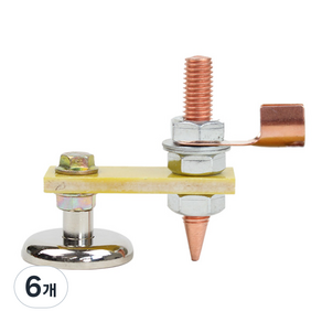 세인티에프 용접 접지 자석 싱글타입, 6개