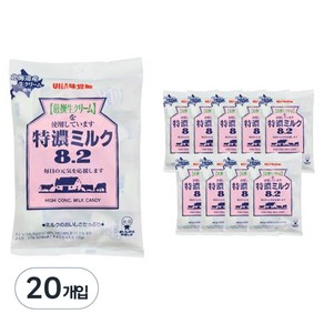 UHA 미카쿠도 토쿠노 밀크 캔디, 115g, 20개