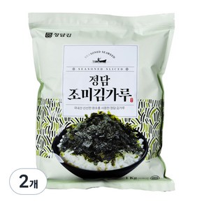 정담김 조미 김가루, 1kg, 2개