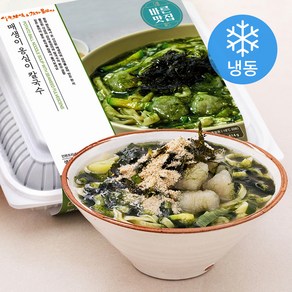 바른식 옹심이 매생이 칼국수 밀키트 (냉동)