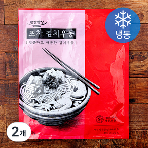 정감밥상 포차 김치우동 (냉동), 495g, 2개