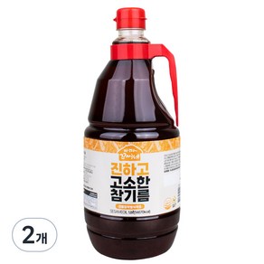 우영 아따꼬시네 진하고 고소한 참기름, 2개, 1.8L