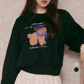 [장원영 착용] 로라로라 여성용 ROLA BEANIE PUPPY 스웻셔츠