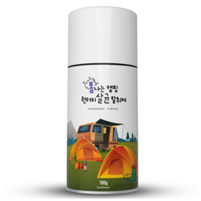 리드홈 폼나는 캠핑 원터치 살균 탈취제, 180g, 1개