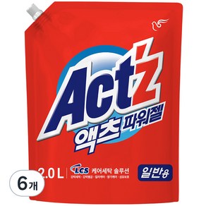 액츠 파워젤 일반용, 2L, 6개