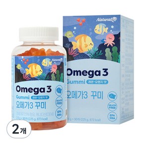 네추럴라이즈 오메가3 꾸미 90개입, 225g, 2개