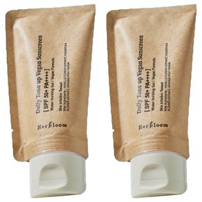 [비건라이프] 허블룸 데일리 톤업 비건 선스크린, 50ml, 2개