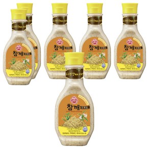 오뚜기 참깨 드레싱, 245g, 6개