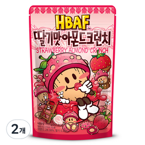 바프 딸기맛 아몬드크런치, 170g, 2개