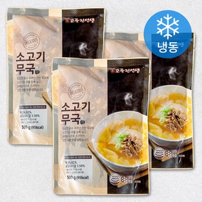 교동전선생 소고기무국 (냉동), 500g, 3개