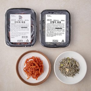 강남밥상 잔멸치볶음 80g + 진미채볶음 150g, 1세트