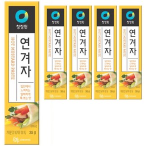 청정원 연겨자, 35g, 5개