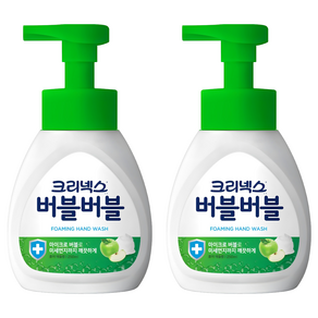 크리넥스 버블버블 핸드워시 퓨어애플, 250ml, 2개